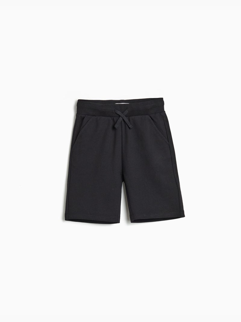 Pantalones cortos de forro polar, MO Fashion Negro - Kiabi