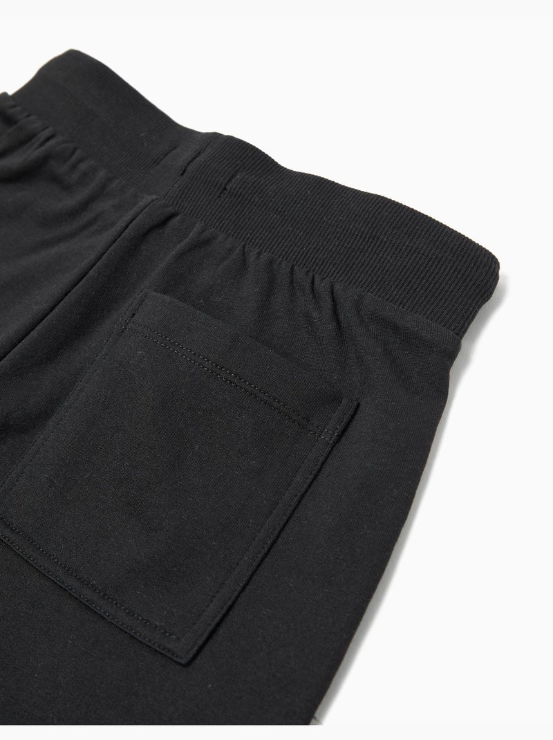 Pantalones cortos de forro polar, MO Fashion Negro - Kiabi