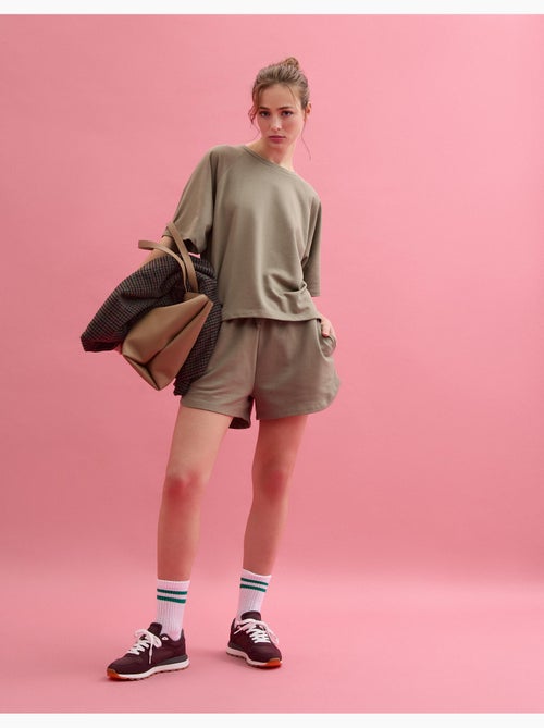 Pantalones cortos de forro polar, MO Fashion - Kiabi