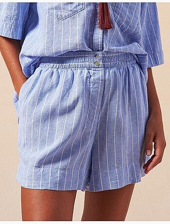 Pantalones cortos de lino, MO Fashion