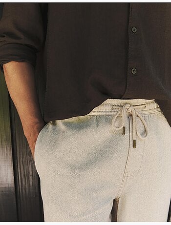 Pantalones cortos de lino, MO Fashion