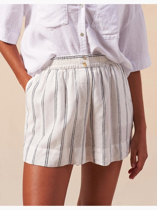 Pantalones cortos de lino, MO Fashion - Kiabi