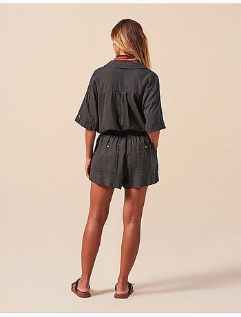 Pantalones cortos de lino, MO Fashion