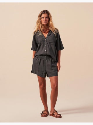 Pantalones cortos de lino, MO Fashion