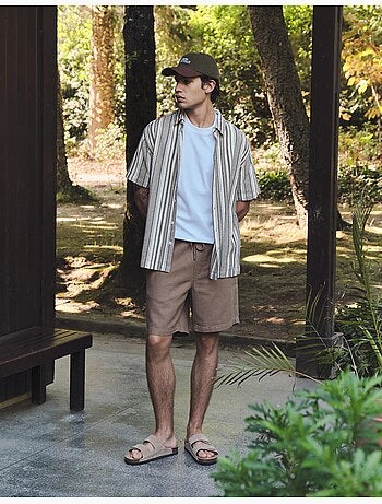 Pantalones cortos de lino, MO Fashion