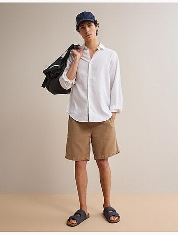 Pantalones cortos de lino, MO Fashion