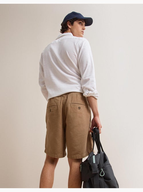 Pantalones cortos de lino, MO Fashion - Kiabi Pantalones cortos de lino, MO Fashion - Kiabi