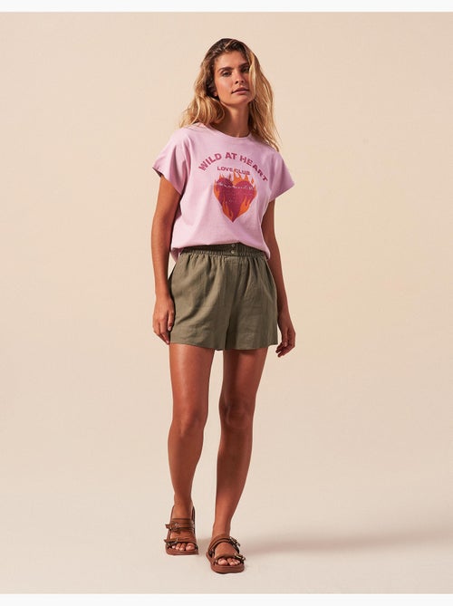 Pantalones cortos de lino, MO Fashion - Kiabi