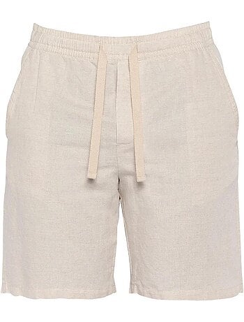 Pantalones cortos de lino para hombre schott
