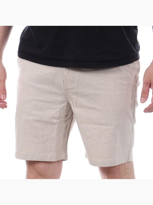 Pantalones Cortos de Lino Teddy Smith para Hombre - Kiabi