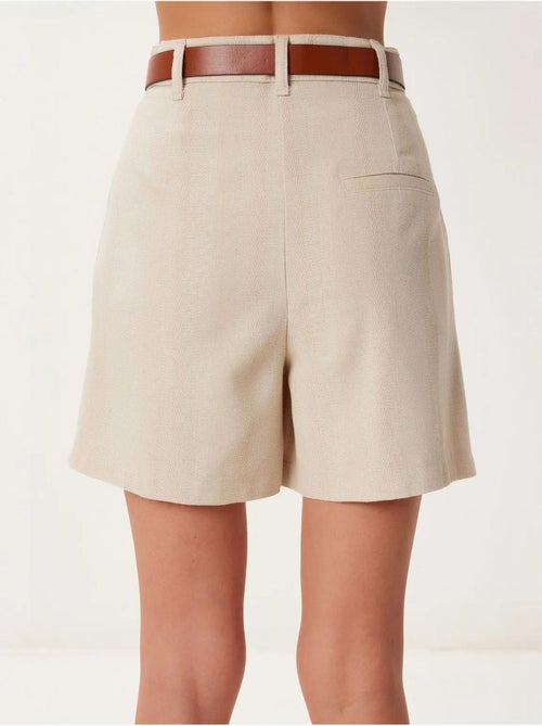 Pantalones cortos de pierna ancha con cinturón y cintura alta de estambul istanbul - Kiabi Pantalones cortos de pierna ancha con cinturón y cintura alta de estambul istanbul - Kiabi