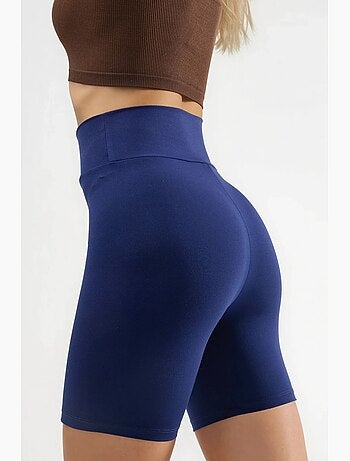 Pantalones cortos de punto ajustados de cintura alta hiccup