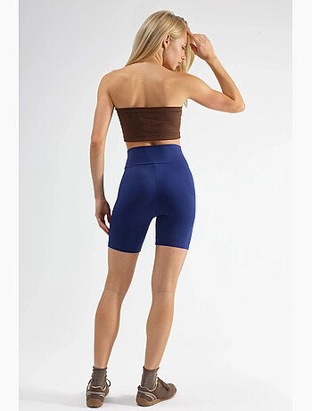 Pantalones cortos de punto ajustados de cintura alta hiccup