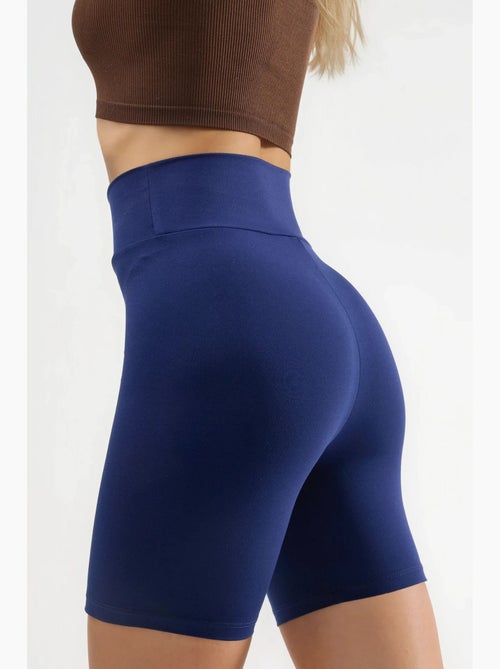Pantalones cortos de punto ajustados de cintura alta hiccup - Kiabi
