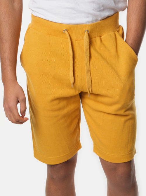 Pantalones cortos de punto piqué - Kiabi