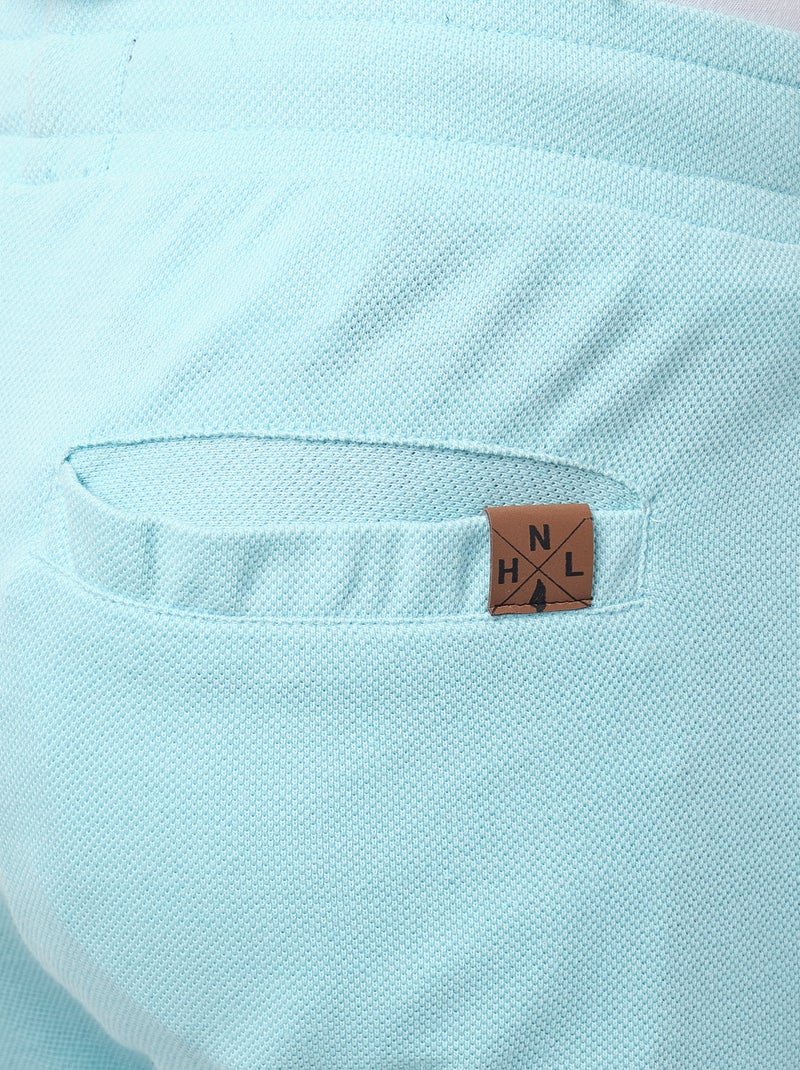 Pantalones cortos de punto piqué Azul cielo - Kiabi