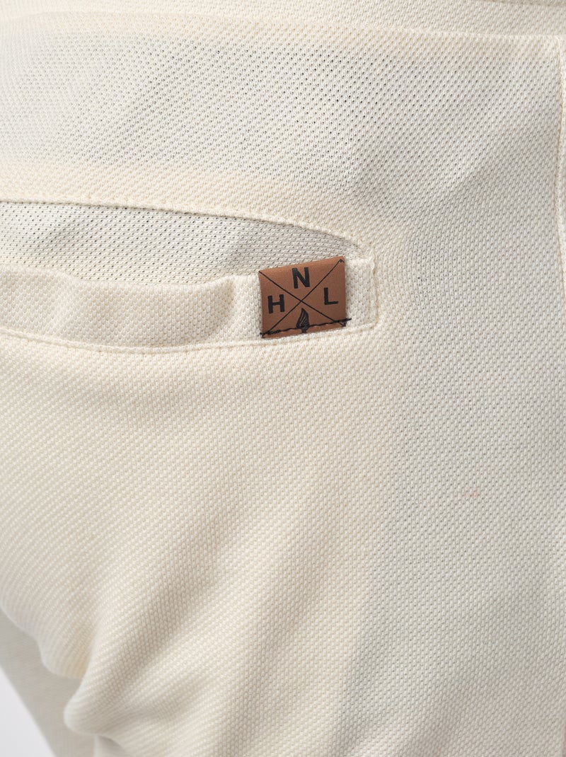 Pantalones cortos de punto piqué Crudo - Kiabi