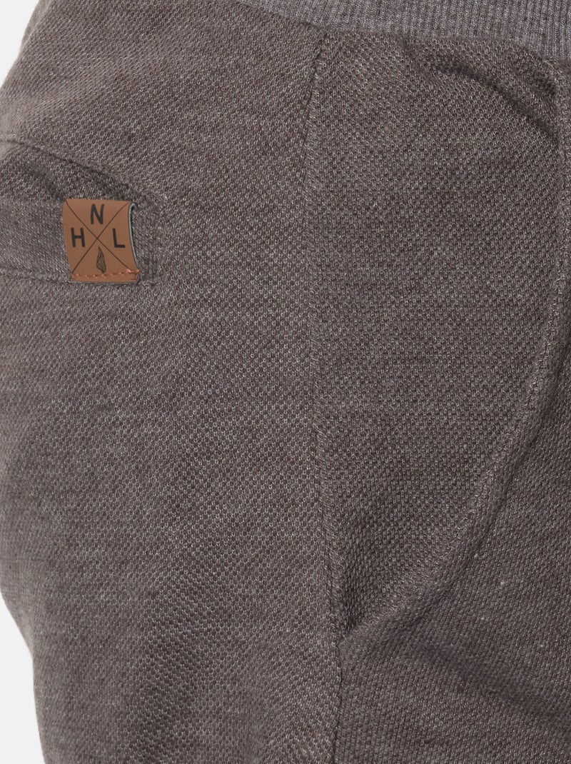 Pantalones cortos de punto piqué Gris antracita - Kiabi