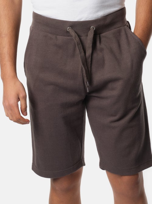 Pantalones cortos de punto piqué - Kiabi