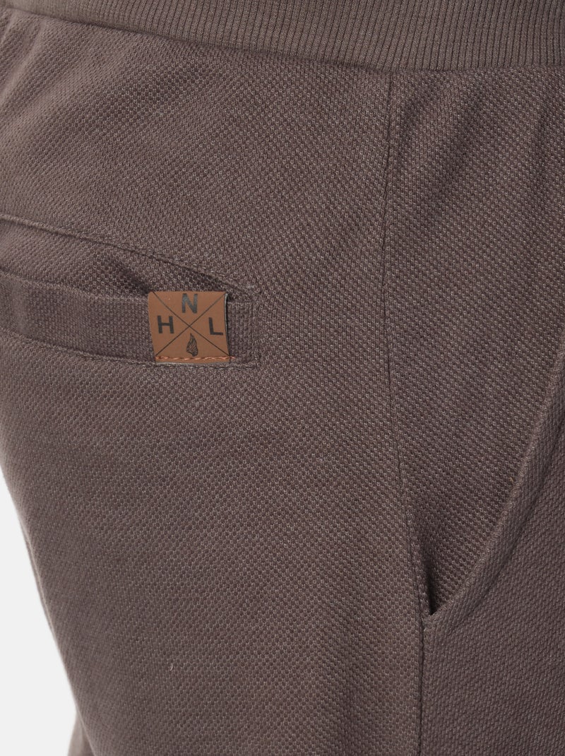 Pantalones cortos de punto piqué Gris - Kiabi