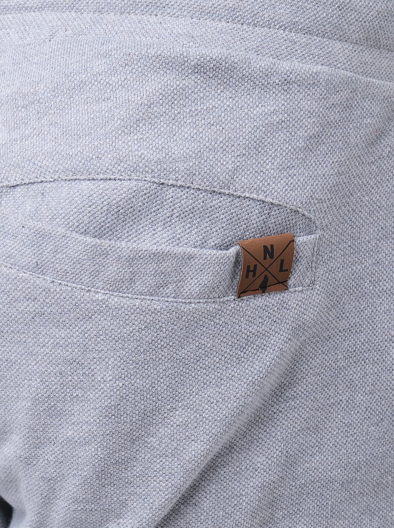 Pantalones cortos de punto piqué Gris - Kiabi