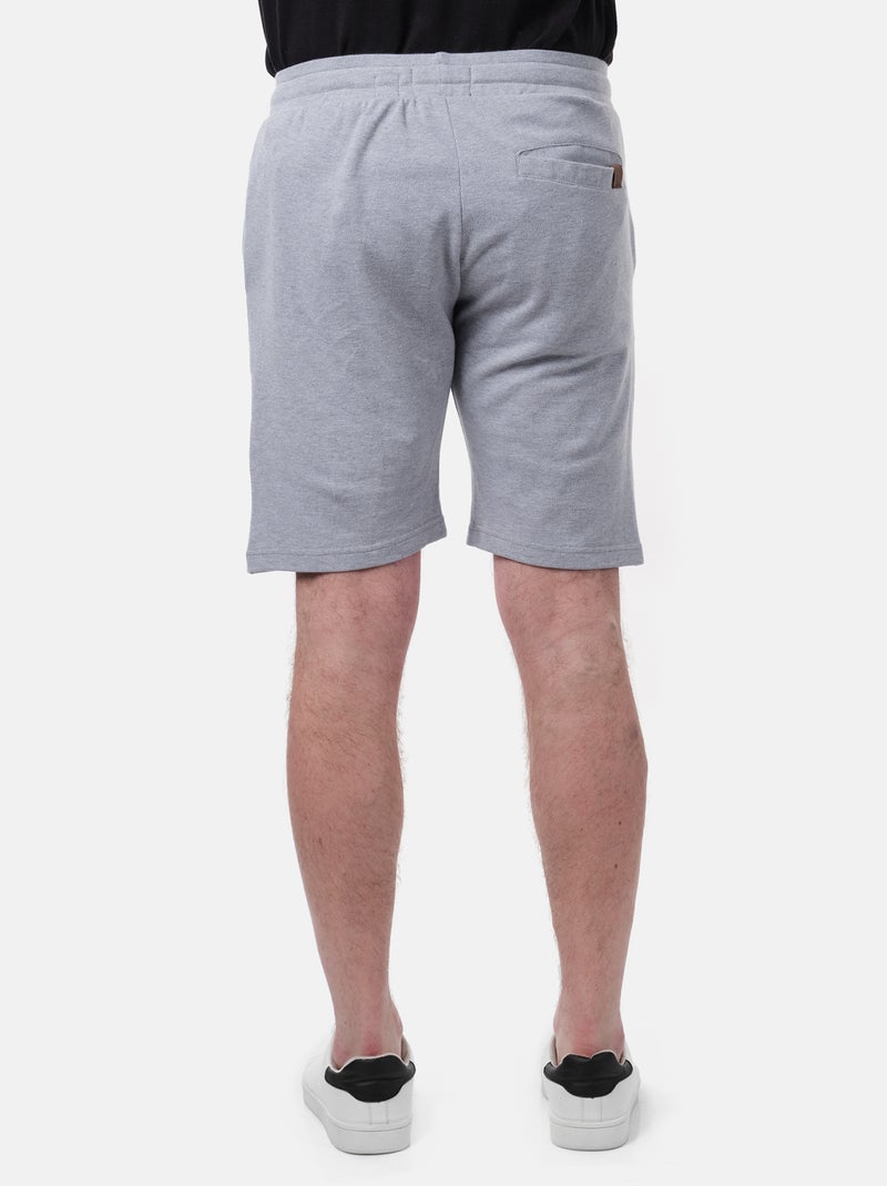 Pantalones cortos de punto piqué Gris - Kiabi