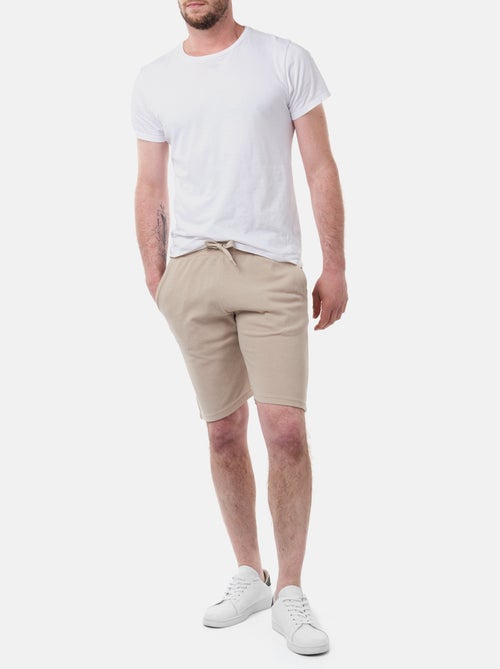 Pantalones cortos de punto piqué - Kiabi