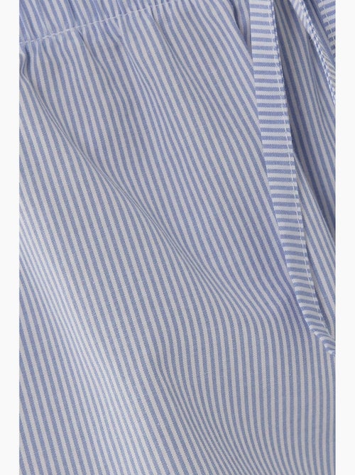 Pantalones cortos de rayas de corte relajado hiccup - Kiabi Pantalones cortos de rayas de corte relajado hiccup - Kiabi