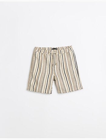 Pantalones cortos de rayas, mo fashion