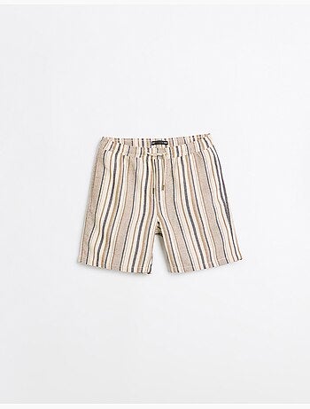 Pantalones cortos de rayas, mo fashion