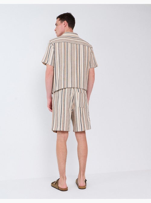 Pantalones cortos de rayas, mo fashion - Kiabi