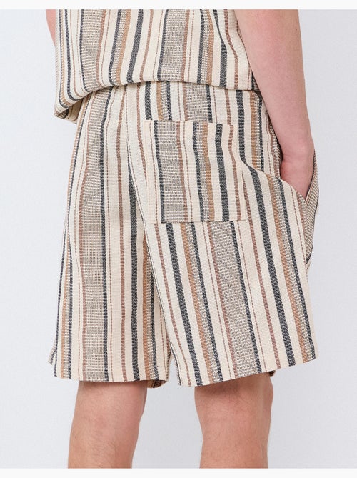 Pantalones cortos de rayas, mo fashion - Kiabi