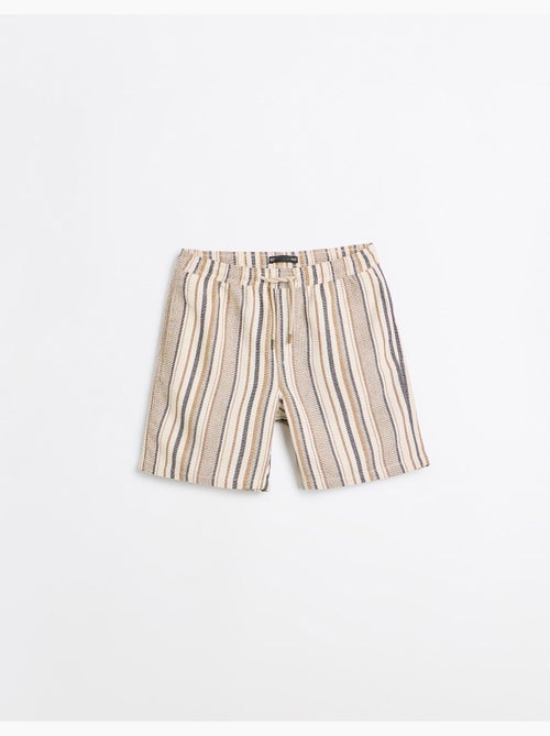 Pantalones cortos de rayas, mo fashion - Kiabi