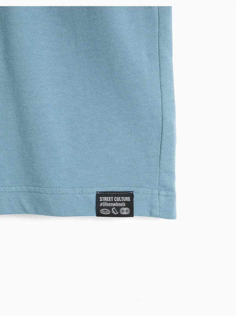 Pantalones cortos de terry, mo fashion Azul - Kiabi
