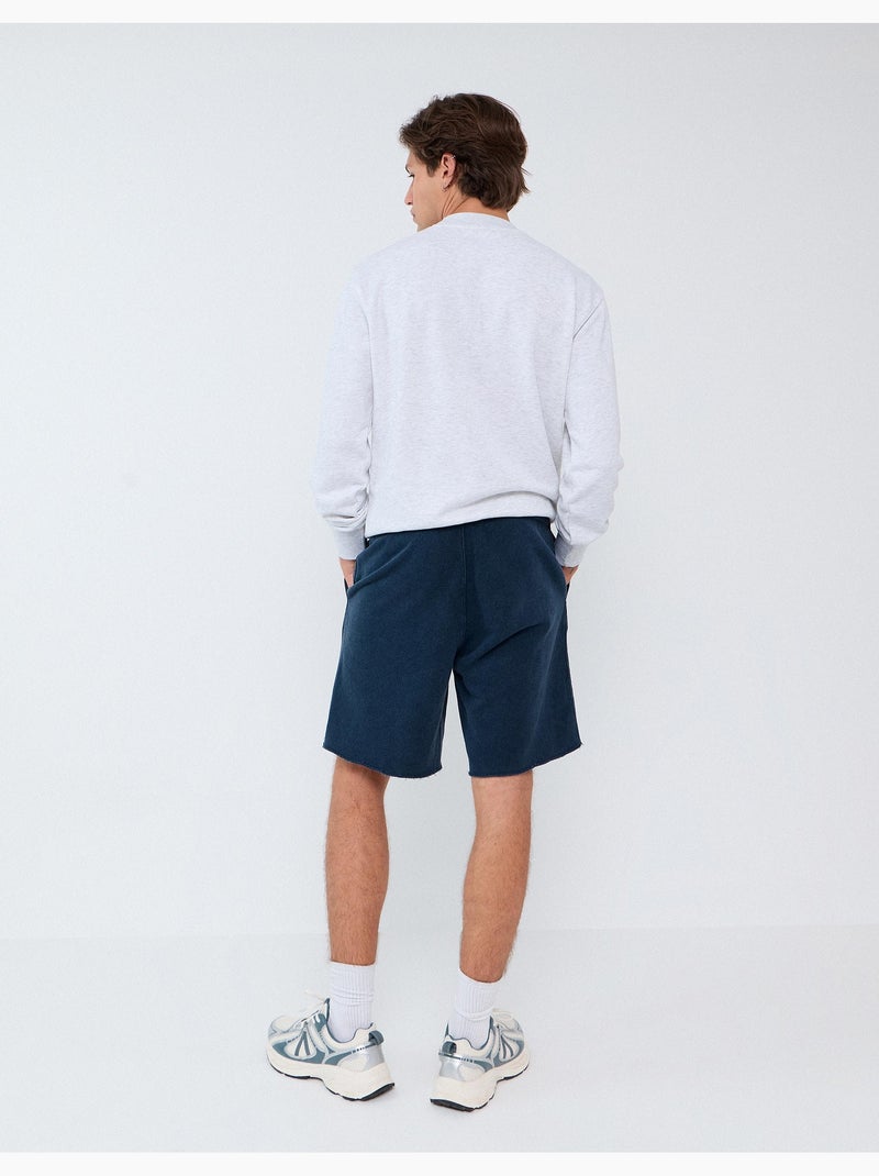 Pantalones cortos de terry, mo fashion Azul - Kiabi