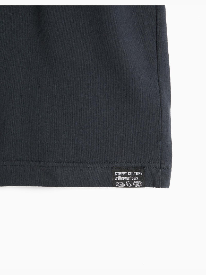 Pantalones cortos de terry, mo fashion Gris - Kiabi