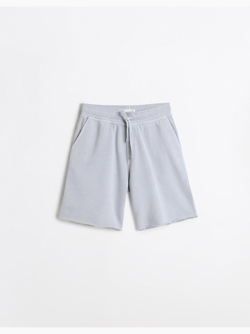 Pantalones cortos de terry, mo fashion Gris - Kiabi