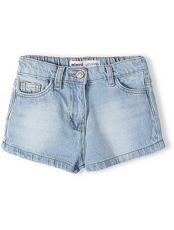 Pantalones cortos de vaquero diseño lavado ácido niñas - minoti