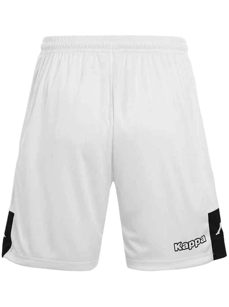 Pantalones Cortos Deportivos Kappa para Hombre Blanco Negro - Kiabi