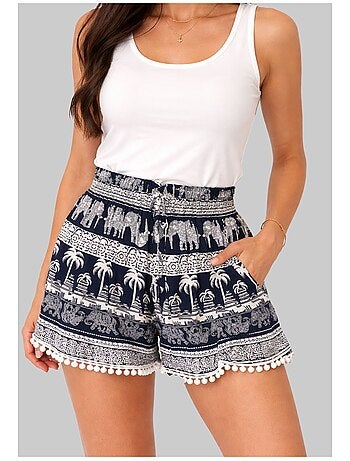 Pantalones cortos fluidos de algodón Kebello