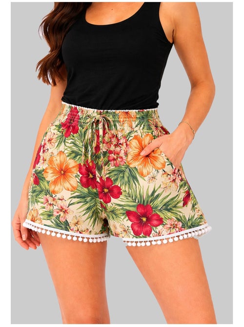 Pantalones cortos fluidos de algodón Kebello - Kiabi