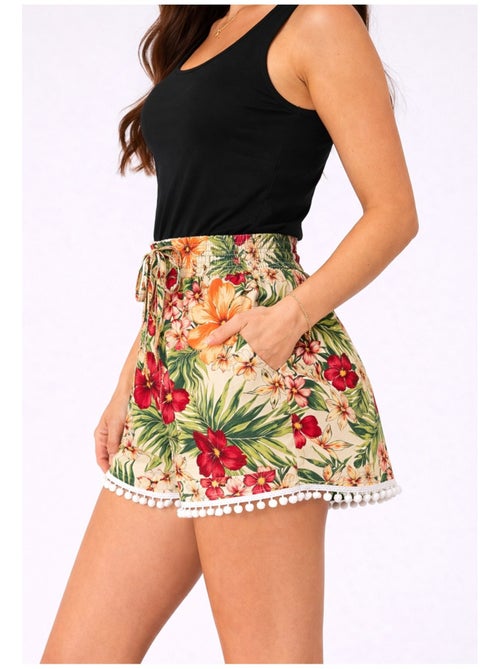 Pantalones cortos fluidos de algodón Kebello - Kiabi