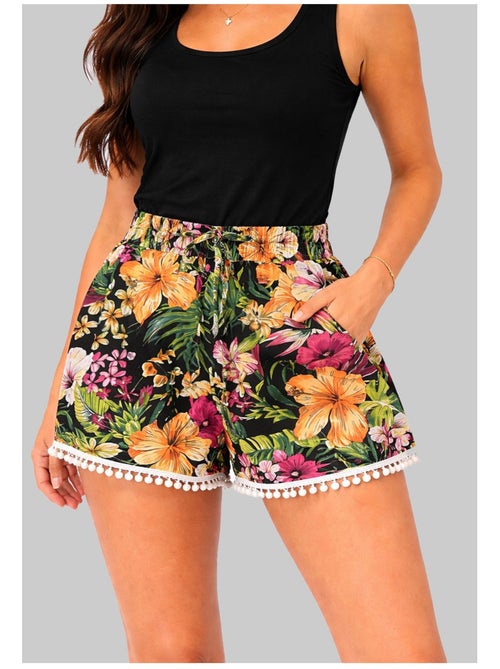 Pantalones cortos fluidos de algodón Kebello - Kiabi