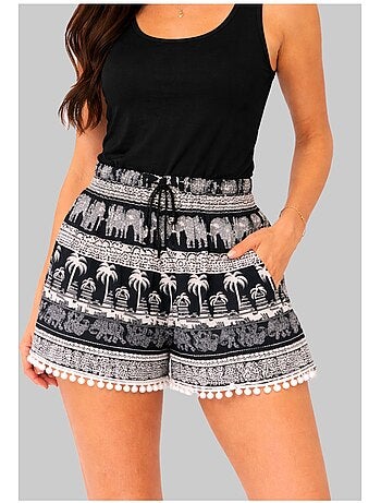 Pantalones cortos fluidos de algodón Kebello