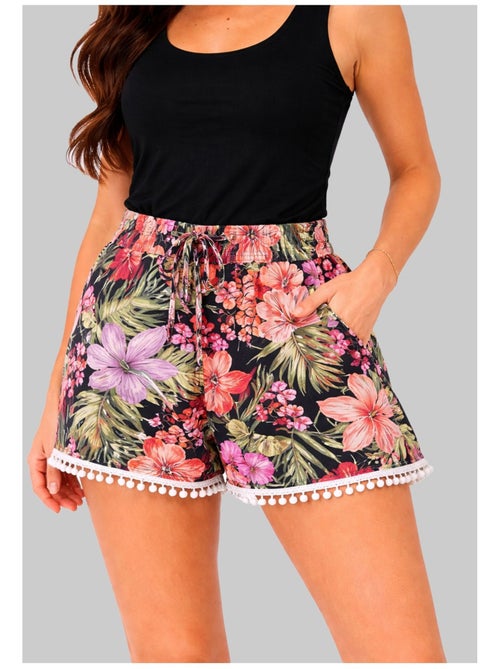 Pantalones cortos fluidos de algodón Kebello - Kiabi
