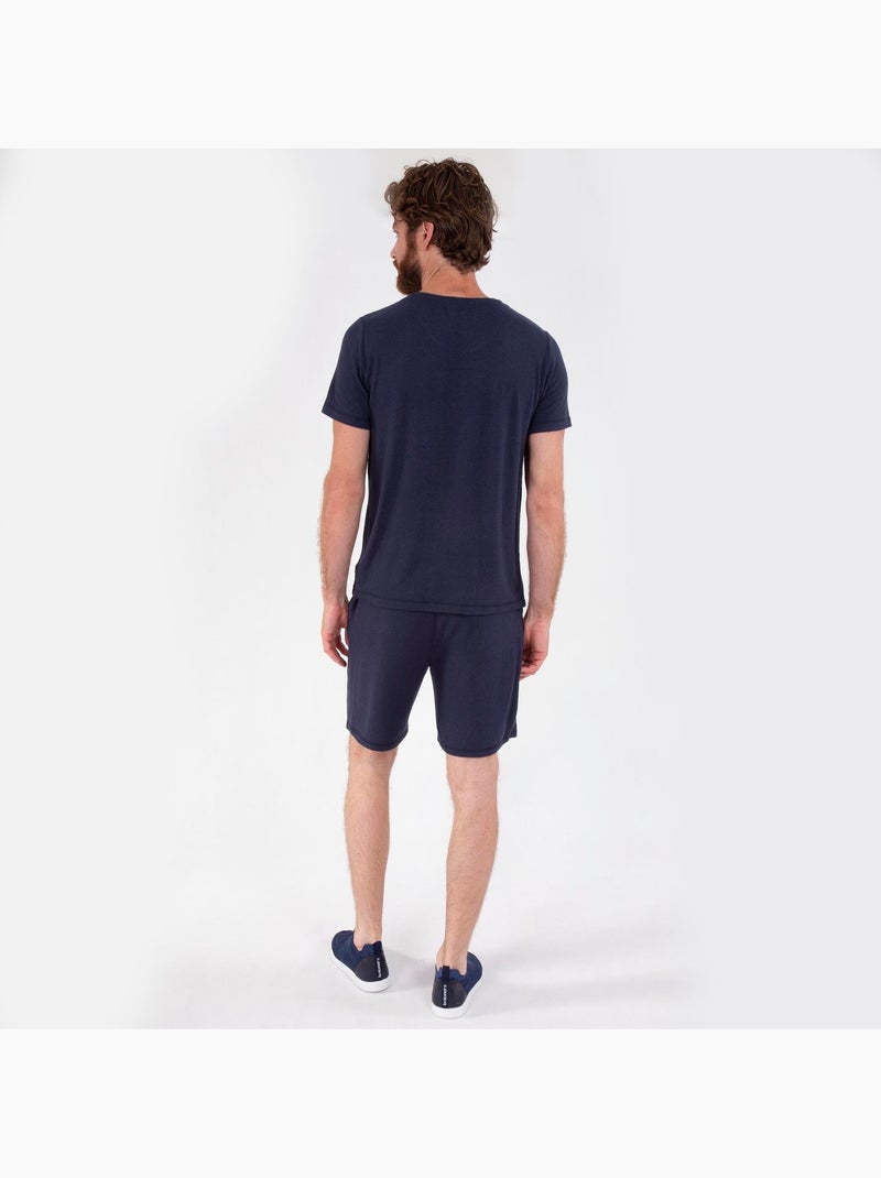 Pantalones cortos homewear hombre Azul marino - Kiabi