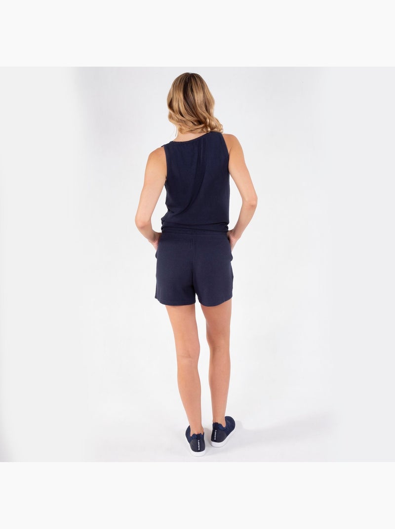 Pantalones cortos homewear mujer Isotoner Azul marino - Kiabi