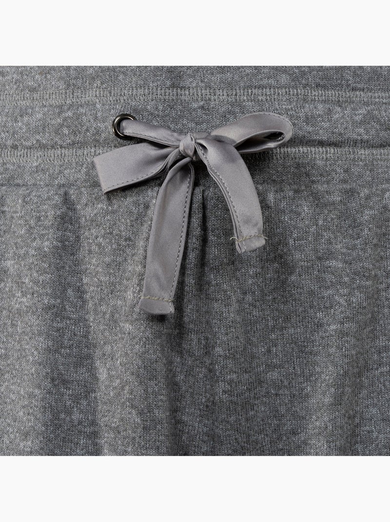 Pantalones cortos homewear mujer Isotoner Gris jaspeado - Kiabi