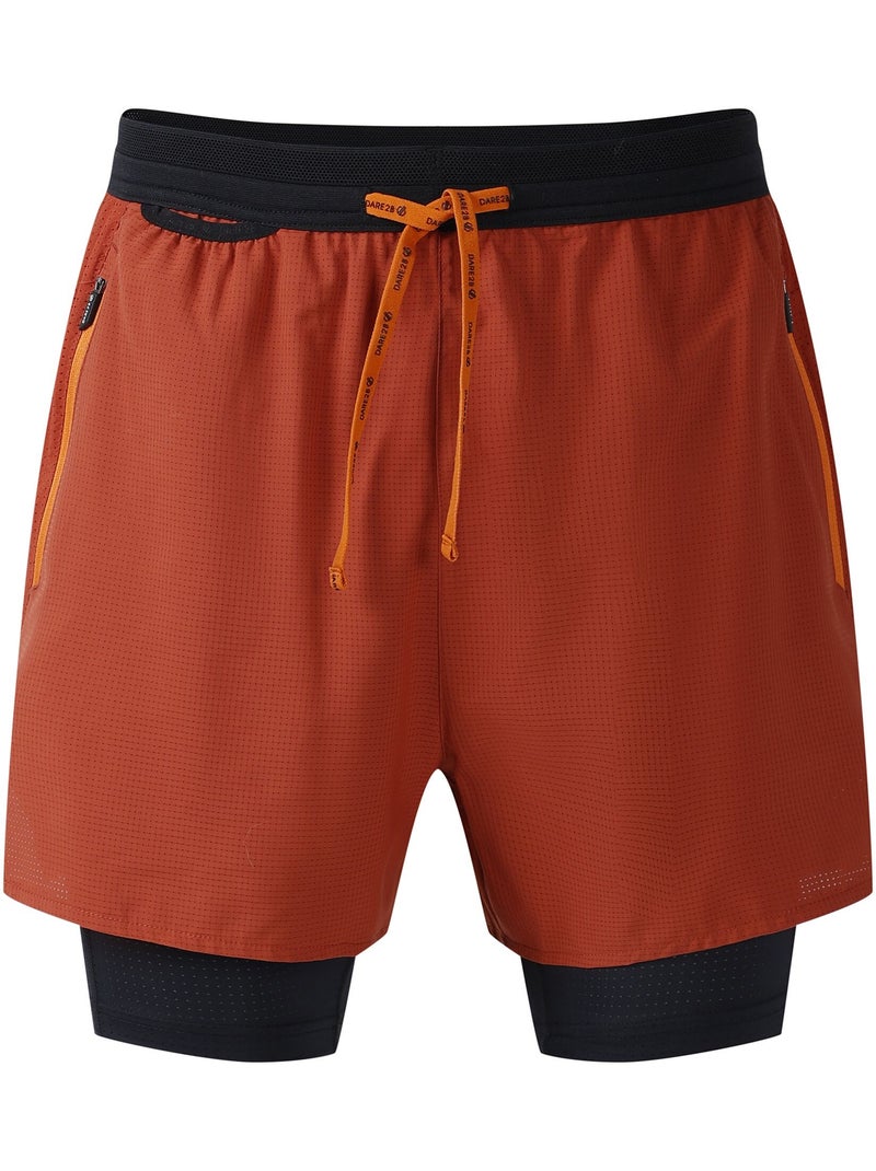 Pantalones cortos movement ii para hombre - dare 2b Rojo ladrillo - Kiabi