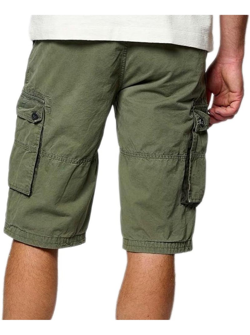 Pantalones Cortos para Hombre Kaporal Verde caqui claro - Kiabi